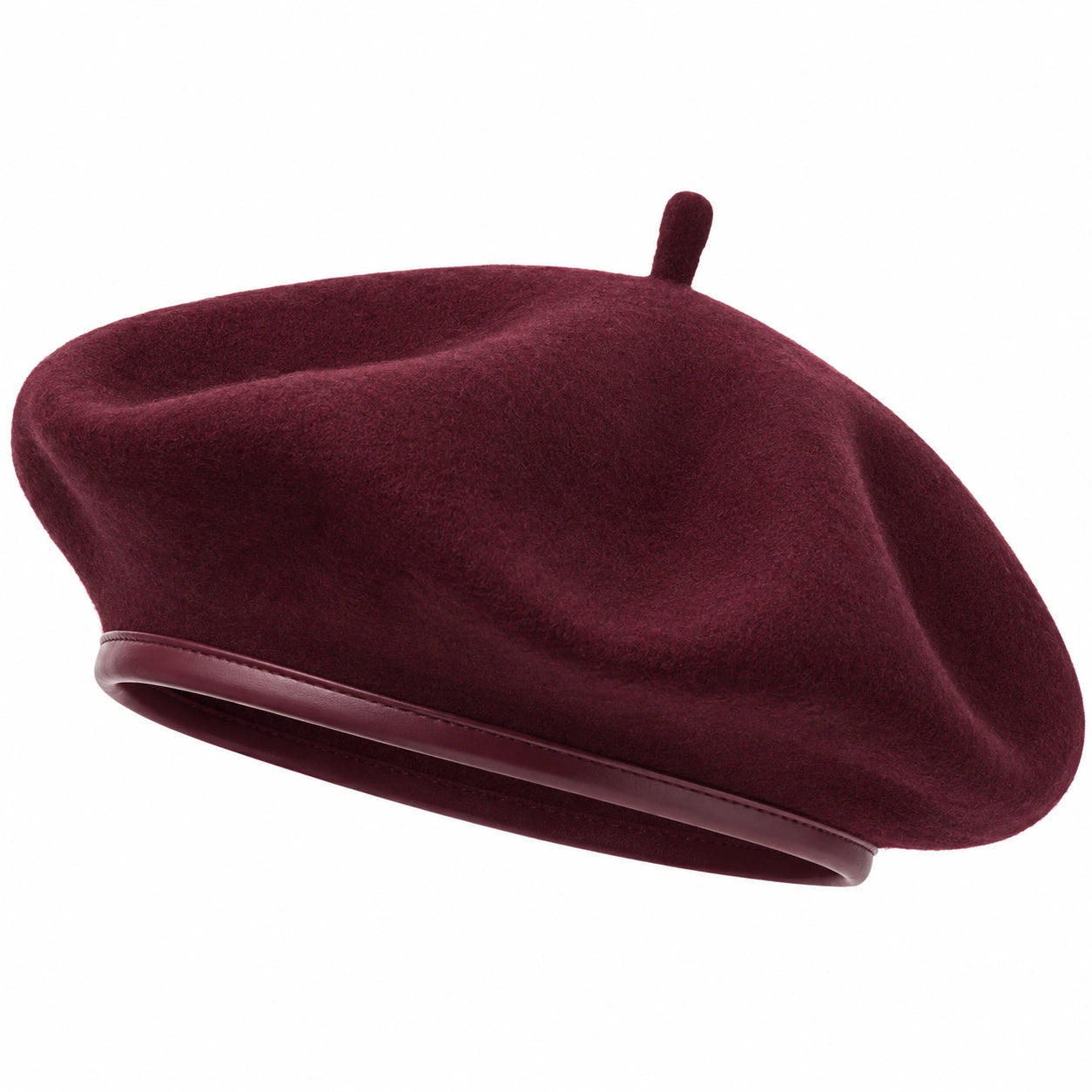 Damen Baskenmütze Bordeaux