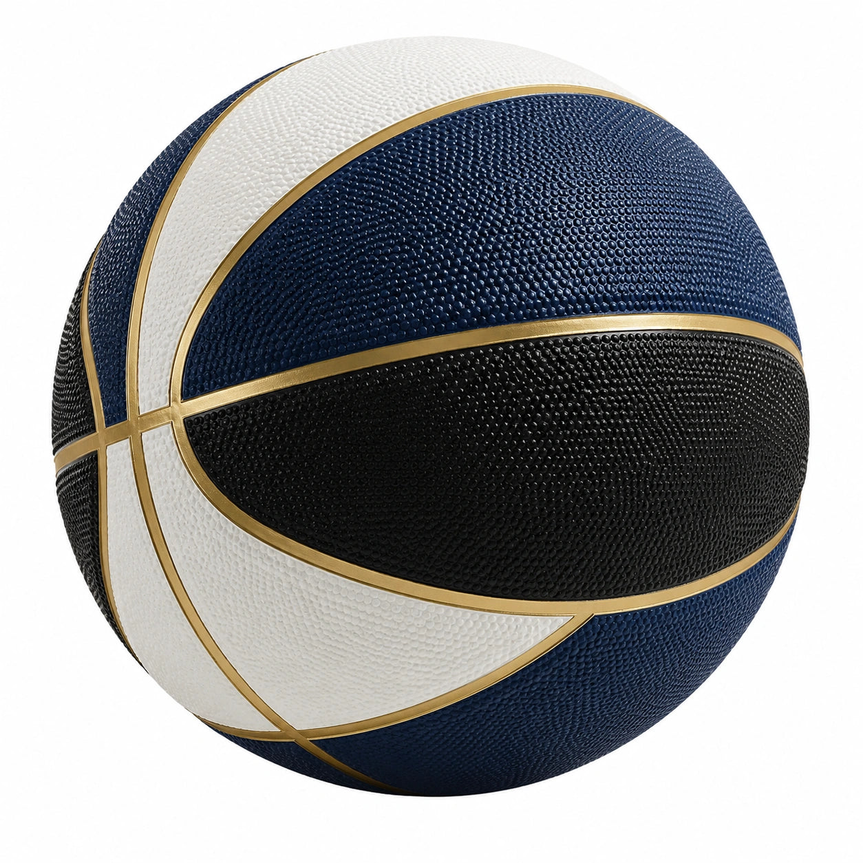 Basketball für Outdoor/Indoor in Marineblau/Weiß/Schwarz