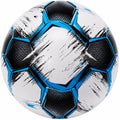 Fußball Größe 5 Weiß/Schwarz/Blau Design