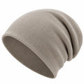 Unisex Beanie Mütze Einheitsgröße Hellbraun